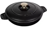 Apvalus kepimo indas su dangčiu STAUB 40509-579-0 - juodas