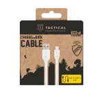 Tactical Stitch Thread USB-A/USB-C Cable 0.3m / white