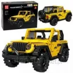 Klocki Konstrukcyjne Auto Samoch&oacute;d Terenowy Wrangler Ż&oacute;łty 746 el.