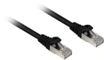 Network cable RJ45 CAT6a SFTP LSOH 0.25 m Black
