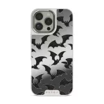 Midnight Visitor - iPhone 16 Pro Case, Elite Mirror Light (MagSafe) / Silver