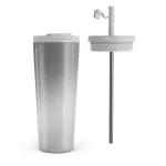 Silver Lining - Travel Mug, 700 ml / Flap & Straw Set