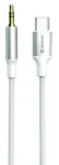 Swissten Audio Adapter Textile USB-C - 3.5mm Jack Cable 1.5m