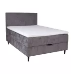 Continental bed LAARA 120x200cm, graphite
