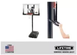 LIFETIME 91286 Basketball set (2.28 - 3.05m) (with Power Lift!)