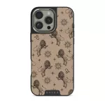Leo - iPhone 16 Pro Case, Elite Dark (MagSafe) / Silver / Beige