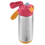 B.BOX gertuvė-termosas su sportiniu snapeliu &bdquo;Strawberry Shake&ldquo;, 500 ml