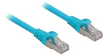 Network cable RJ45 CAT6a SFTP LSOH 0.5m Blue