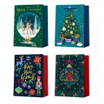 Gift bag XMAS WISH XS, 14x18x8cm, mix