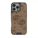 Capricorn - iPhone 16 Pro Case, Elite Dark (MagSafe) / Silver / Beige