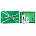 CLINIQUE_SET &bdquo;Brightness Boosters Even Better Clinical&ldquo; serumas nuo pigmentacijos 30 ml + &bdquo;Brightening Moisturizer&ldquo; &scaron;viesinantis ir drėkinantis kremas 15 ml + &bdquo;All About Eyes&ldquo; kremas aplink akis 5 ml + kosmetinė