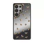 Honeycomb - Samsung Galaxy S25 Ultra Case, Elite Mirror Dark (Magnetic) / Gold