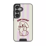 Stay Lucky - Samsung Galaxy S25 Plus Case, Elite Dark (Magnetic) / Silver