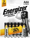 Baterija - Energizer &Scaron;arminės AAA/LR03 CHP6, 6 Vnt.