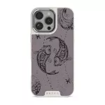 Pisces - iPhone 16 Pro Case, Elite Light (MagSafe) / Silver / Purple
