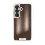 Macchiato - Samsung Galaxy S25 Case, Elite Mirror Light (Magnetic) / Gold