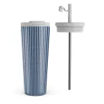 Fine Line - Travel Mug, 700 ml / Flap & Straw Set