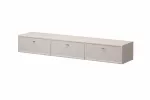 Tv Set Wall Mounted Lorini 200 Cm - Cashmere / Gold Handles