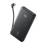 I&scaron;orinė baterija Anker Zolo (10K, 22.5W, Built-In USB-C Cable) Black