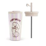 Stay Lucky - Travel Mug, 500 ml / Flap & Straw Set