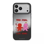Like Home - iPhone 17 Pro Max Case, Elite Mirror Dark (MagSafe) / Silver
