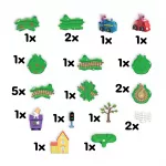 PEPPA PIG Whizz Around Peppos dienos i&scaron;vykos žaidimų rinkinys