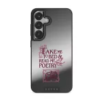 Read Me - Samsung Galaxy S25 Case, Elite Mirror Dark (Magnetic) / Gunmetal