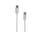 LIGHTNING(M)->USB-C(M) CABLE 2M WHITE MFI PRAT