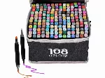 Extralink | Alcohol Marker Set | felt-tip pens, markers, markers, 168 colours