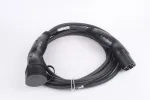 Evaka EV Charging Cable Type 2-Type 2, 22 kW, 32 A, 5 x 6 mm2, 1 x 0.5 mm2, 7 m | ITGAM3872 | Black