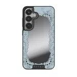 Looking Glass - Samsung Galaxy S25 Case, Elite Mirror Dark (Magnetic) / Silver