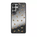 Honeycomb - Samsung Galaxy S25 Ultra Case, Elite Mirror Dark (Magnetic) / Gunmetal