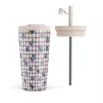 Blueberry Muffin - Travel Mug, 500 ml / Flap & Straw Set