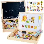 Wooden Magnetic chalk plate + akc TA0072