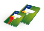 Sąsiuvinis, kontorinis, Forpus, A4/96, langeliais, kietas, blizgus vir&scaron;elis
