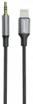 Swissten Audio Adapter Textile Lightning - 3.5mm Jack Cable 1.5m