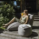 Flat Lounger Ash MESH FIT