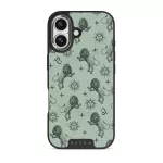 Leo - iPhone 17 Case, Elite Dark (MagSafe) / Silver / Turquoise