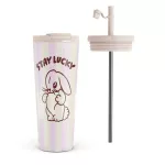 Stay Lucky - Travel Mug, 700 ml / Flap & Straw Set