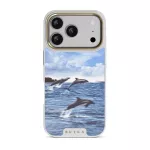 Retro Splash - iPhone 17 Pro Case, Elite Light (MagSafe) / Gold