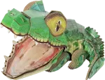 MAKEBUG 3D popierinė dėlionė Krokodilas, MB-D-0074