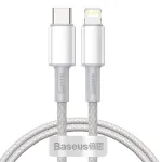 Kabelis Baseus Type-C - Lightning PD 20W 1m Baltas