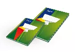 Sąsiuvinis, kontorinis, Forpus A4/96, linija, kietas, blizgus vir&scaron;eliu