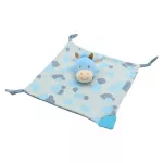 Toy Blanket - 94659 - MILUŚ - GIRAFFE - BLUE - size 25 cm