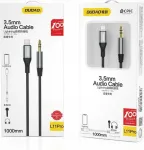 Audio cable Lightning to mini jack 3.5mm Gray