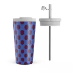On Pause - Travel Mug, 500 ml / Flap & Straw Set