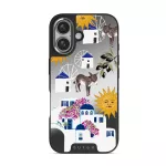 Kalimera - iPhone 16 Case, Elite Mirror Dark (MagSafe) / Silver
