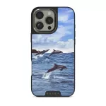 Retro Splash - iPhone 16 Pro Max Case, Elite Dark (MagSafe) / Gunmetal
