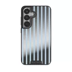 The Hamptons - Samsung Galaxy S25 Plus Case, Elite Mirror Dark (Magnetic) / Silver
