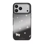 Love Notes - iPhone 17 Pro Max Case, Elite Mirror Dark (MagSafe) / Silver